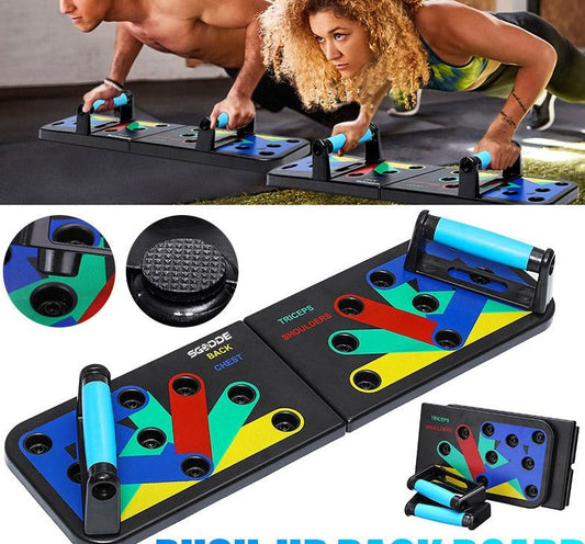 Planche de Pompes Ajustable 9 en 1